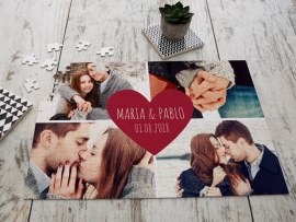 Puzzle personalizado regalo para la novia