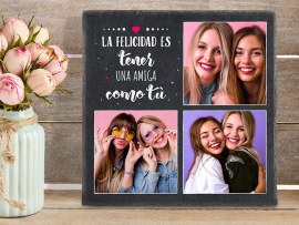 Placa de pizarra personalizada