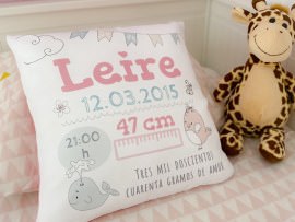 Cojín personalizado con nombre