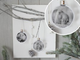 Bola de navidas como decoración
