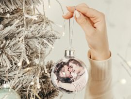 Bola de navidad personalizada