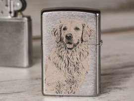 Encendecor Zippo cromo con foto