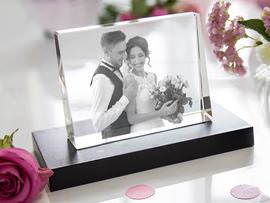 Foto cristal boda