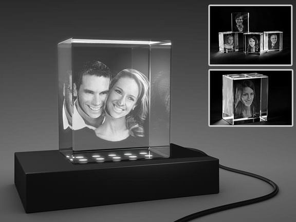 Foto en cristal 3d