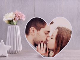 Corazón decorativo con foto