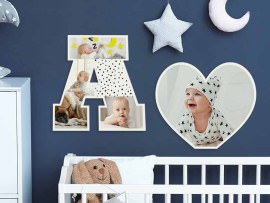 Letras decorativas para la habitación de los niños