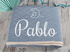 Manta de bebé con nombre