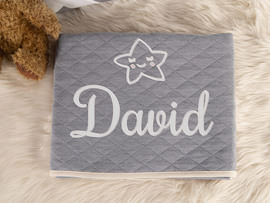 Manta de bebé estrella