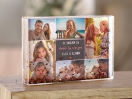 Marco de foto para agitar con confeti