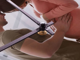 Reloj con foto manecillas