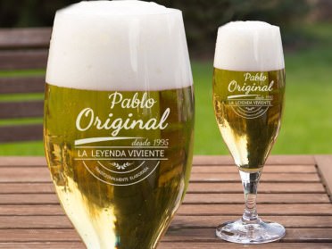 Vaso de cerveza personalizado