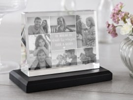 Foto cristal regalo para hombres