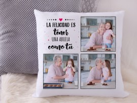 Cojín con foto regalo abuela