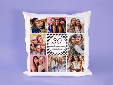 Cojines personalizados online cumpleaños