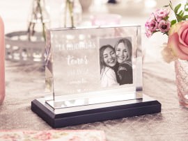 Foto cristal regalo para amigas