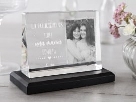 Foto cristal regalo para mamá