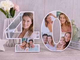 Números decorativos cumpleaños