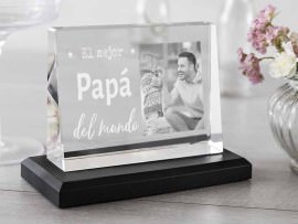 Foto cristal para papá